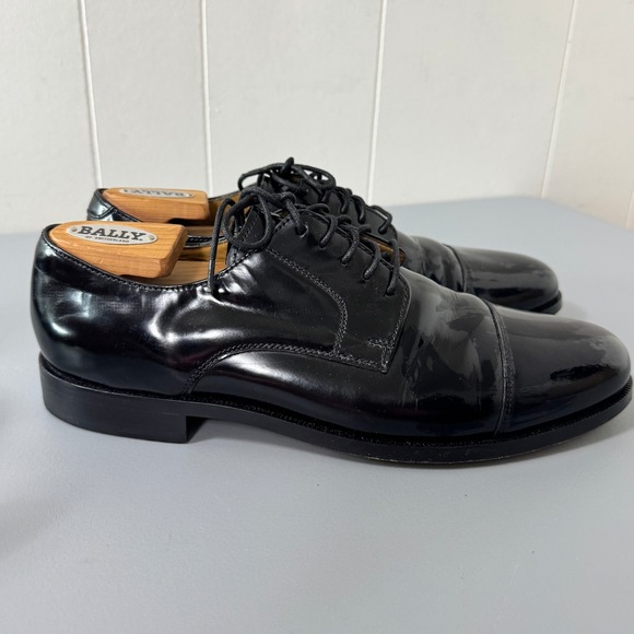 Cole Haan Mens Dress Shoes Size 11M Black Leather Cap Toe Oxford Business - Picture 1 of 11
